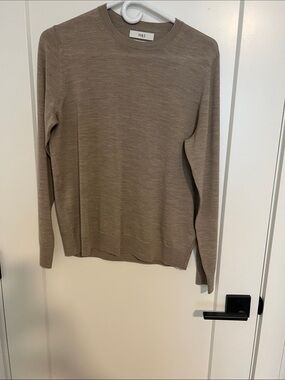 M&S NWOT Women's Crew Neck Sweater in Taupe